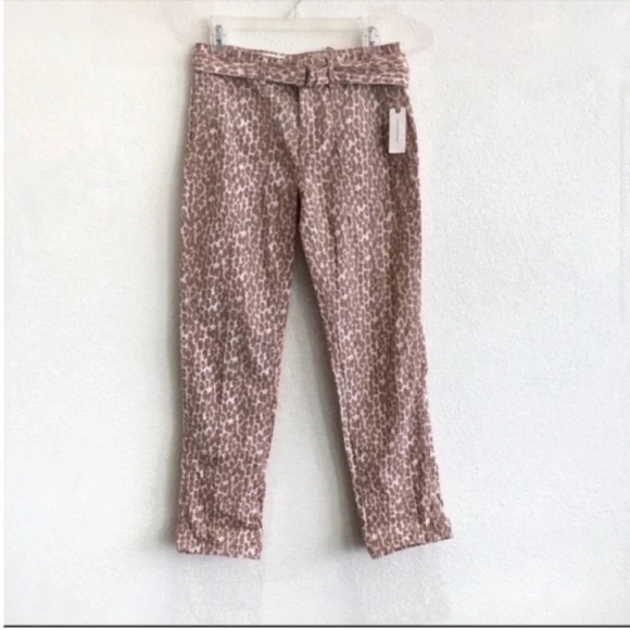 Anthropologie Wanderer Belted Straight Leg Utility Pants NWT - Picture 3 of 7